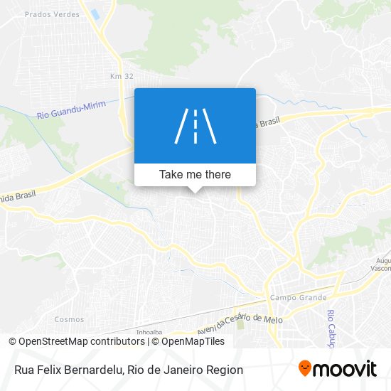 Mapa Rua Felix Bernardelu