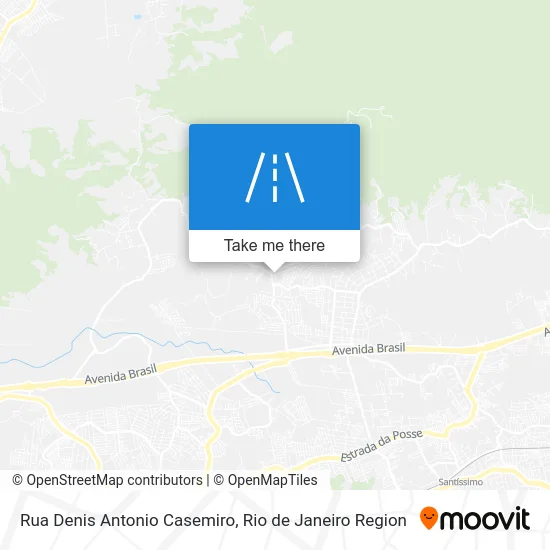Rua Denis Antonio Casemiro map