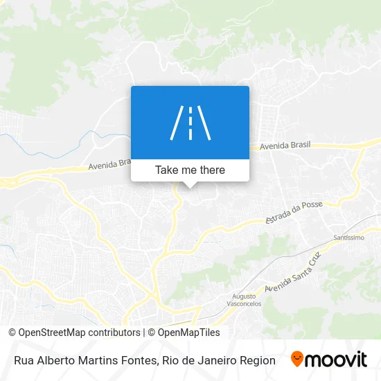 Rua Alberto Martins Fontes map