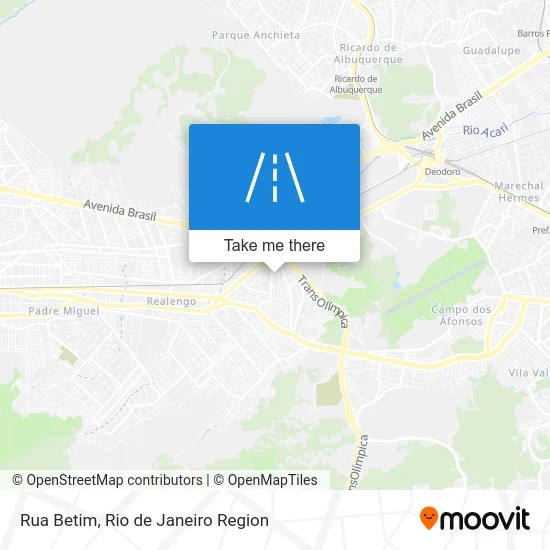 Rua Betim map