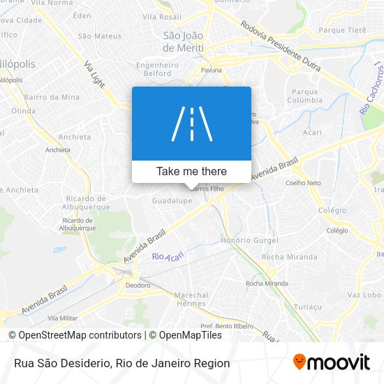 Rua Sāo Desiderio map