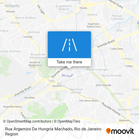 Rua Argemiro De Hungria Machado map
