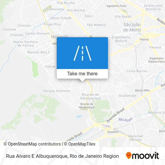 Rua Alvaro E Albuqueroque map