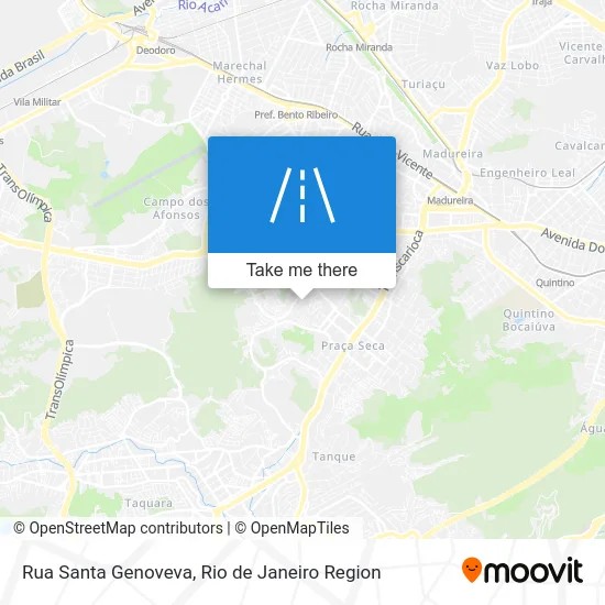 Rua Santa Genoveva map