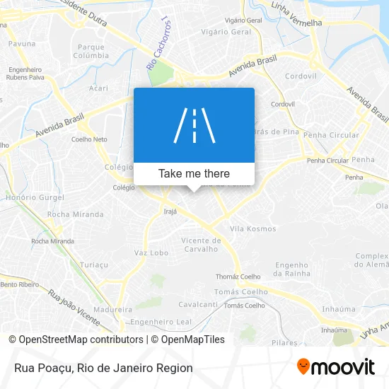 Rua Poaçu map