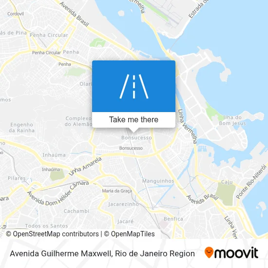 Avenida Guilherme Maxwell map