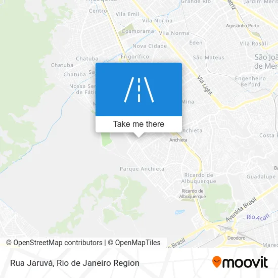 Rua Jaruvá map