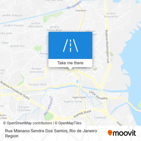 Rua Mariano Sendra Dos Santos map