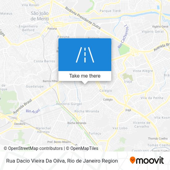 Rua Dacio Vieira Da Oilva map