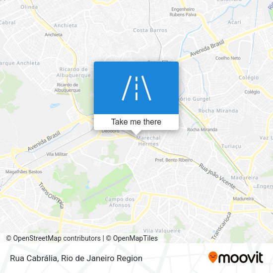 Rua Cabrália map