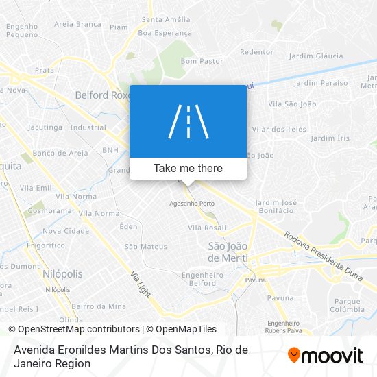 Mapa Avenida Eronildes Martins Dos Santos