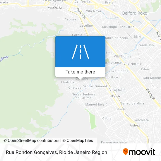 Rua Rondon Gonçalves map
