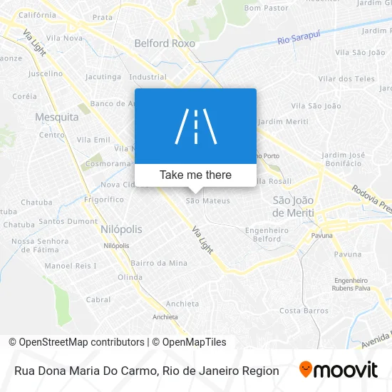 Rua Dona Maria Do Carmo map