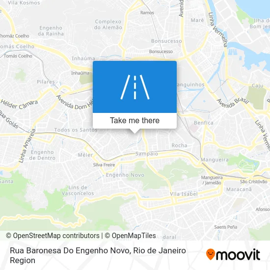 Rua Baronesa Do Engenho Novo map