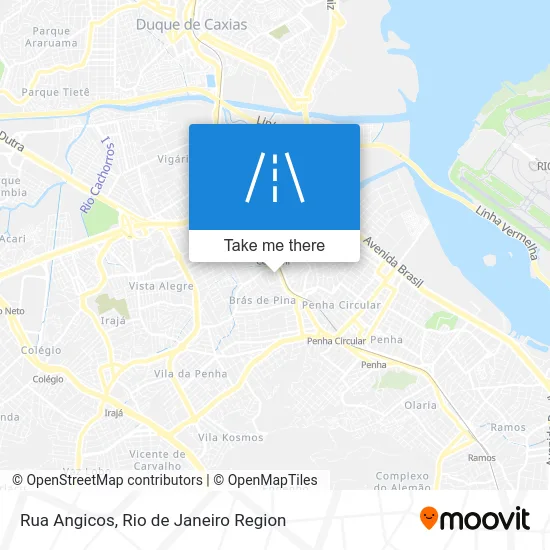 Rua Angicos map