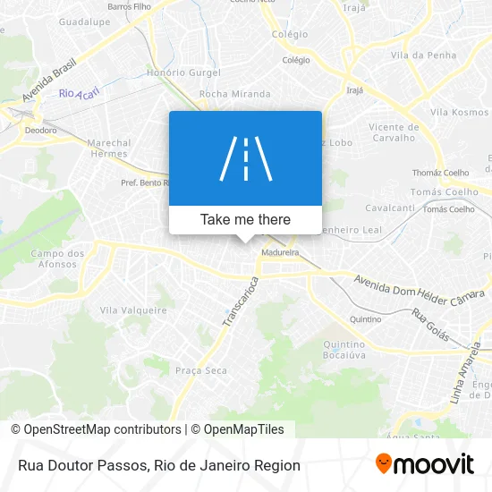 Rua Doutor Passos map