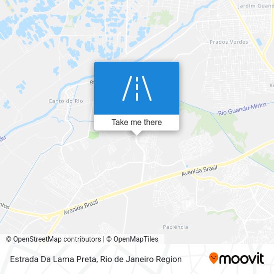 Estrada Da Lama Preta map