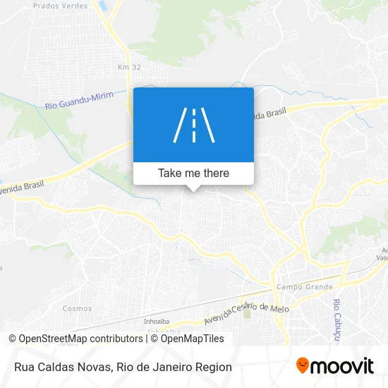 Rua Caldas Novas map