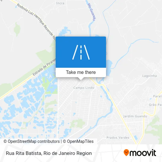 Rua Rita Batista map