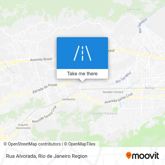 Rua Alvorada map
