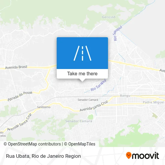 Rua Ubata map