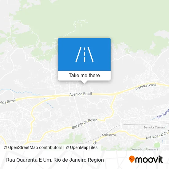 Rua Quarenta E Um map