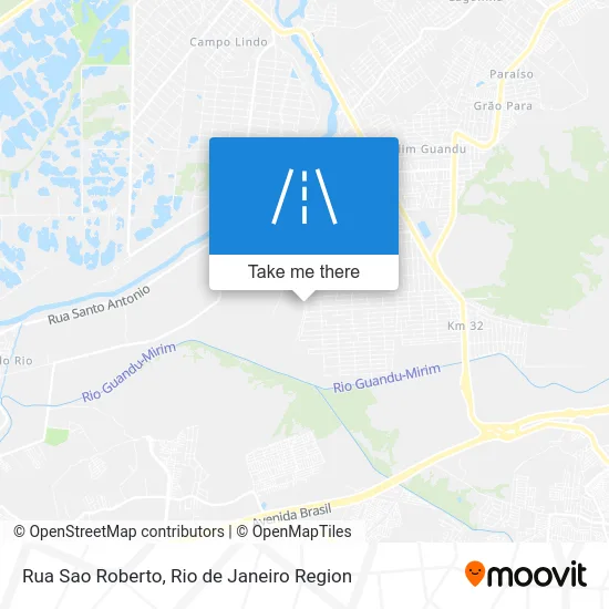Rua Sao Roberto map