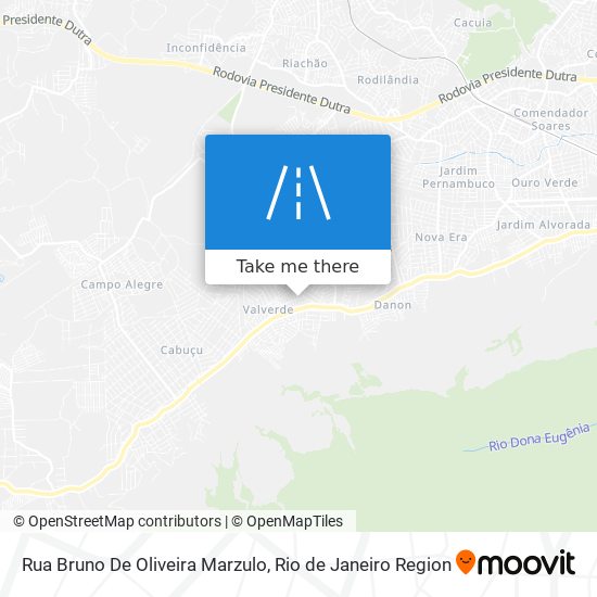 Rua Bruno De Oliveira Marzulo map