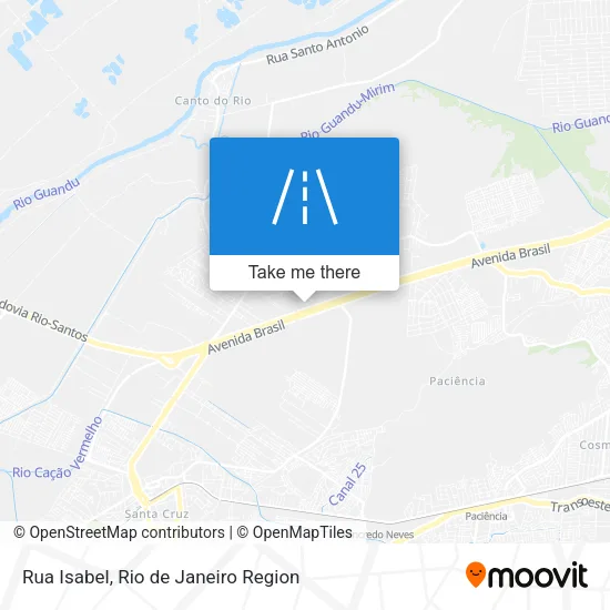 Rua Isabel map