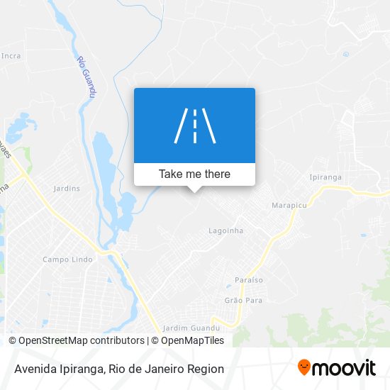 Mapa Avenida Ipiranga