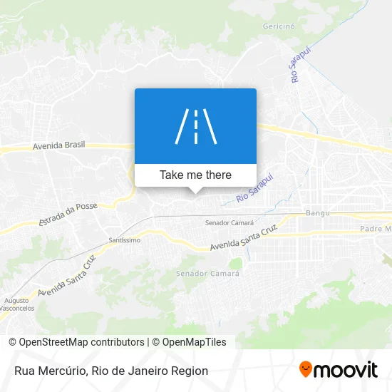 Rua Mercúrio map