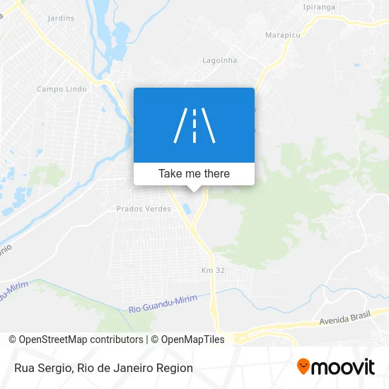 Rua Sergio map