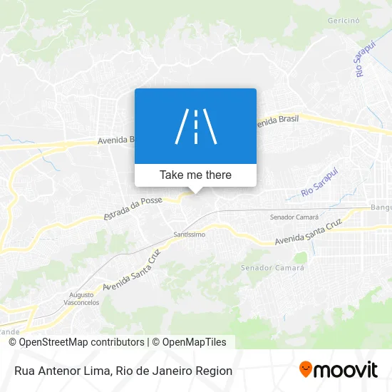 Rua Antenor Lima map