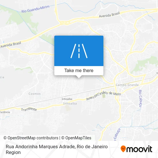 Rua Andorinha Marques Adrade map