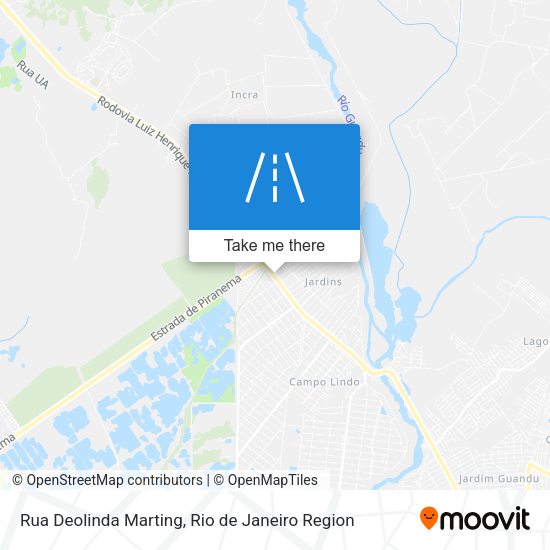 Rua Deolinda Marting map