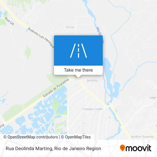 Rua Deolinda Marting map