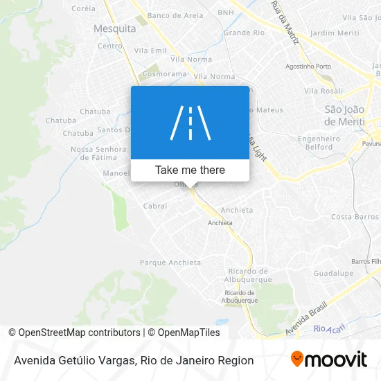 Avenida Getúlio Vargas map