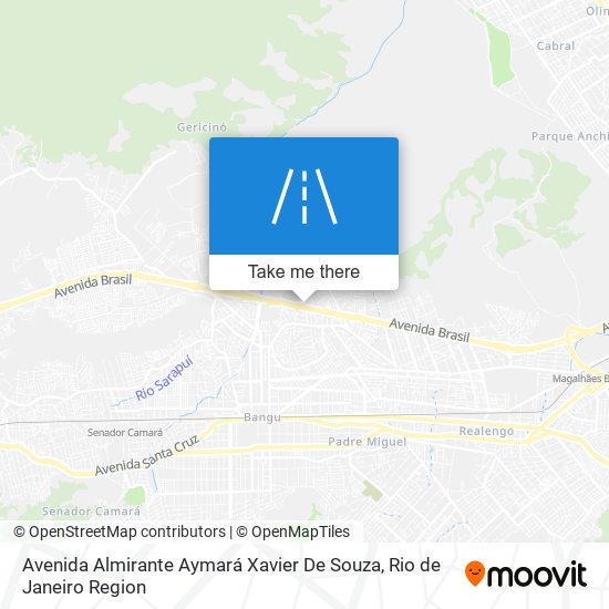 Mapa Avenida Almirante Aymará Xavier De Souza