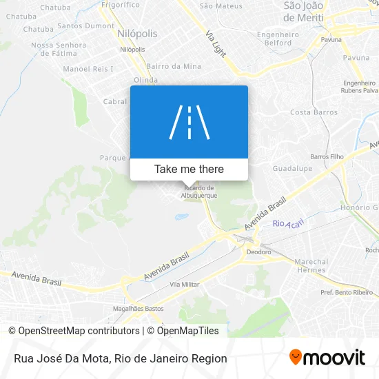 Rua José Da Mota map