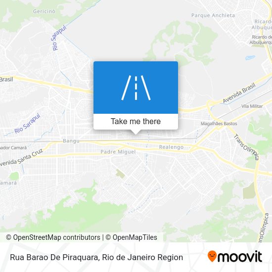 Rua Barao De Piraquara map