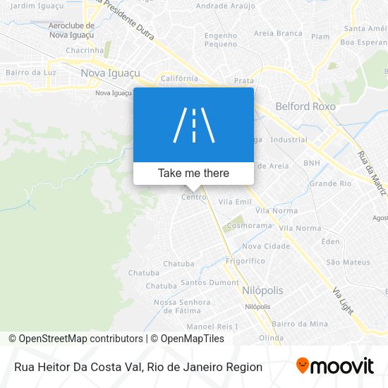 Rua Heitor Da Costa Val map