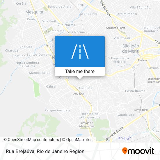 Rua Brejaúva map