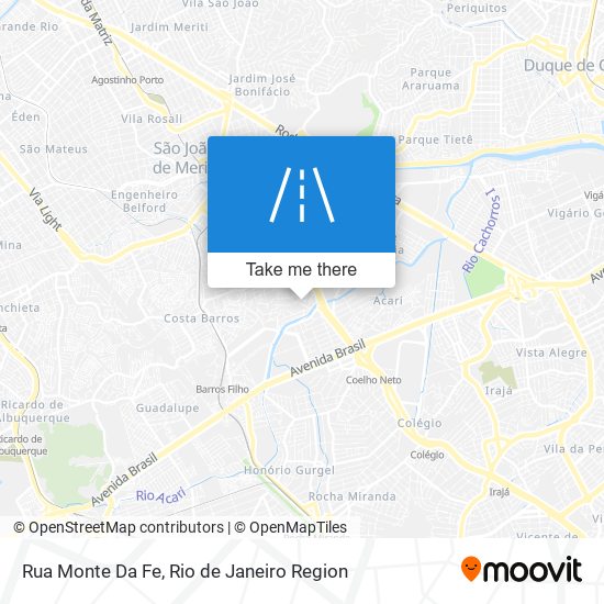 Rua Monte Da Fe map