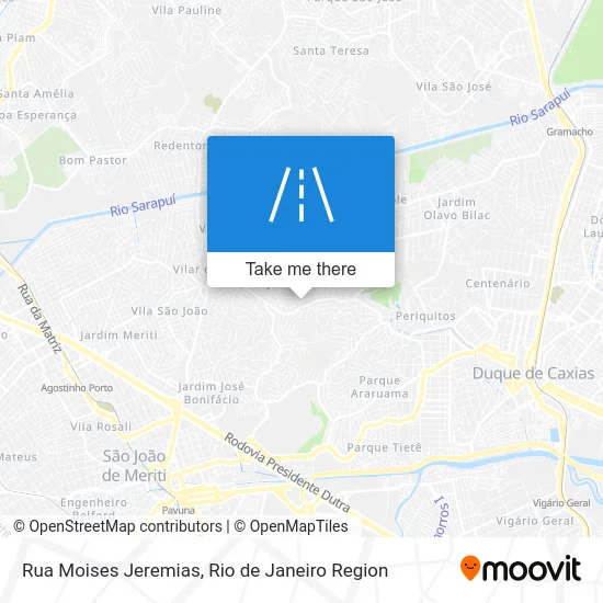 Rua Moises Jeremias map