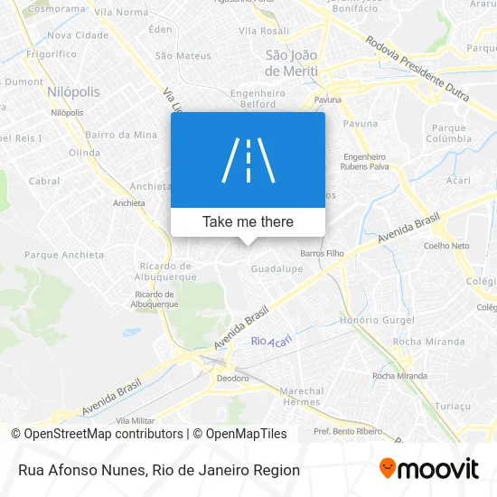 Rua Afonso Nunes map
