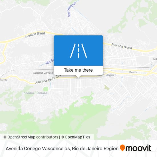 Mapa Avenida Cônego Vasconcelos