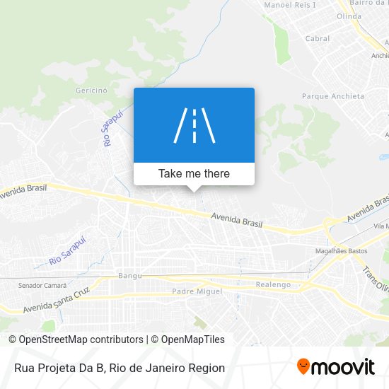 Rua Projeta Da B map