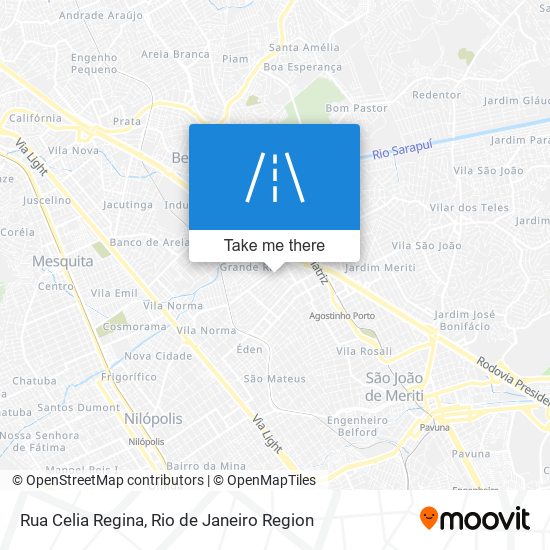 Rua Celia Regina map