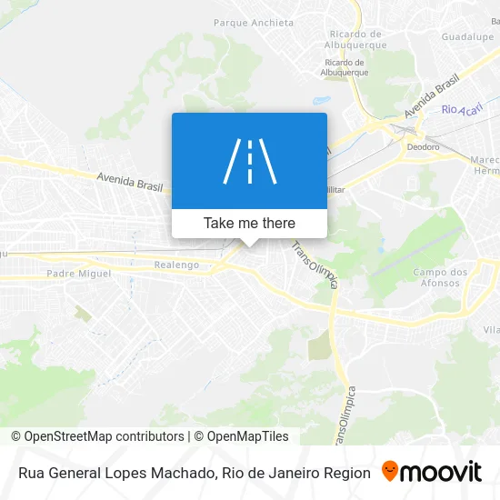 Rua General Lopes Machado map