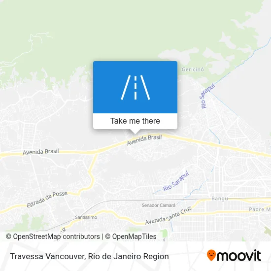 Travessa Vancouver map